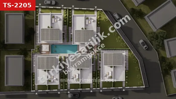 İzmir Seferihisar Ürkmez'in O Kendine Has Sakinliğini.projeye Satılık 3+1 Villa